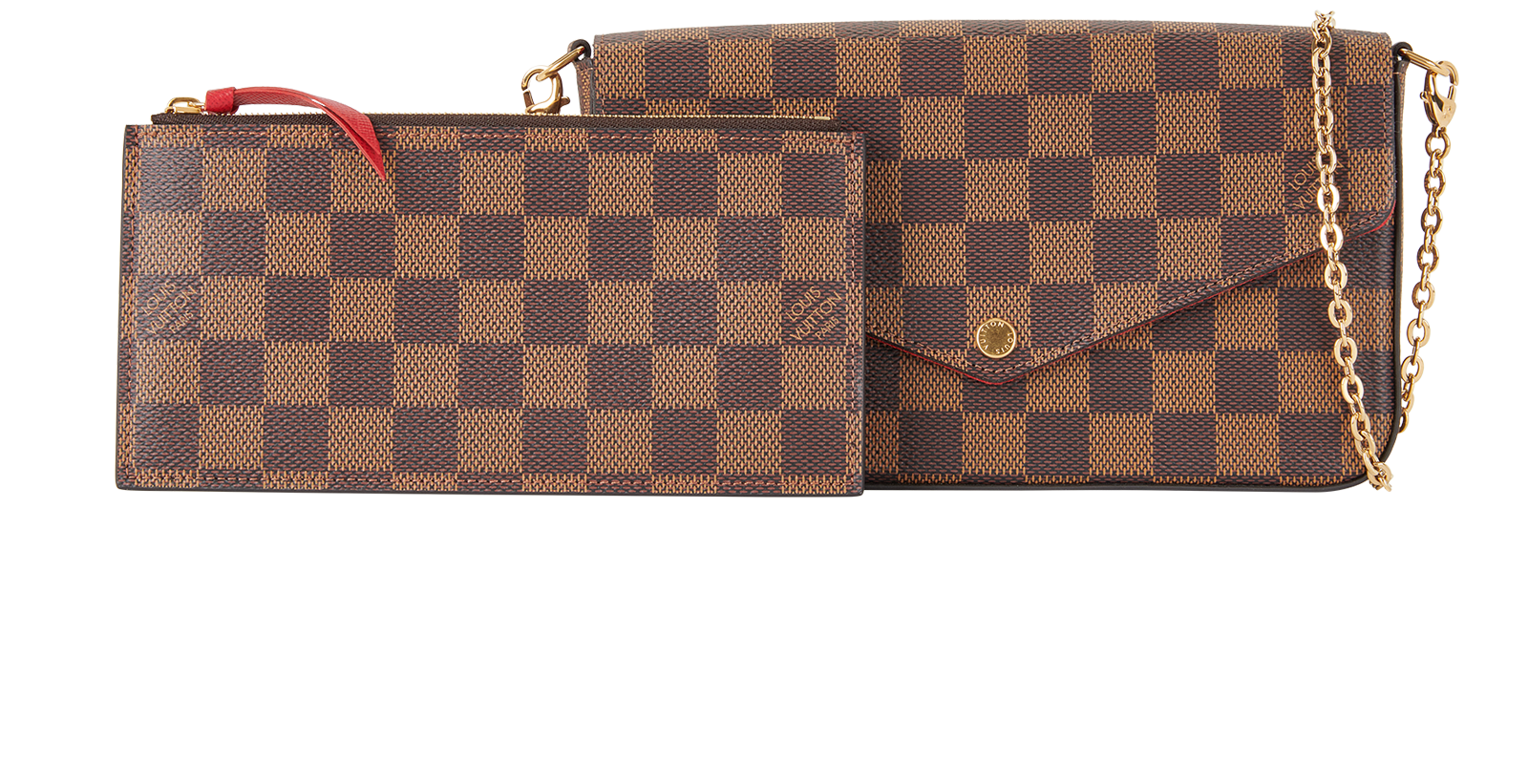 Felicie Pochette, &pound;850, Handbags, Brown, Coated Canvas, Other view